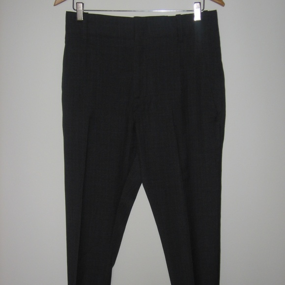 ISABEL MARANT ETOILE Gray Checked Wool Pants "38" - Picture 1 of 7
